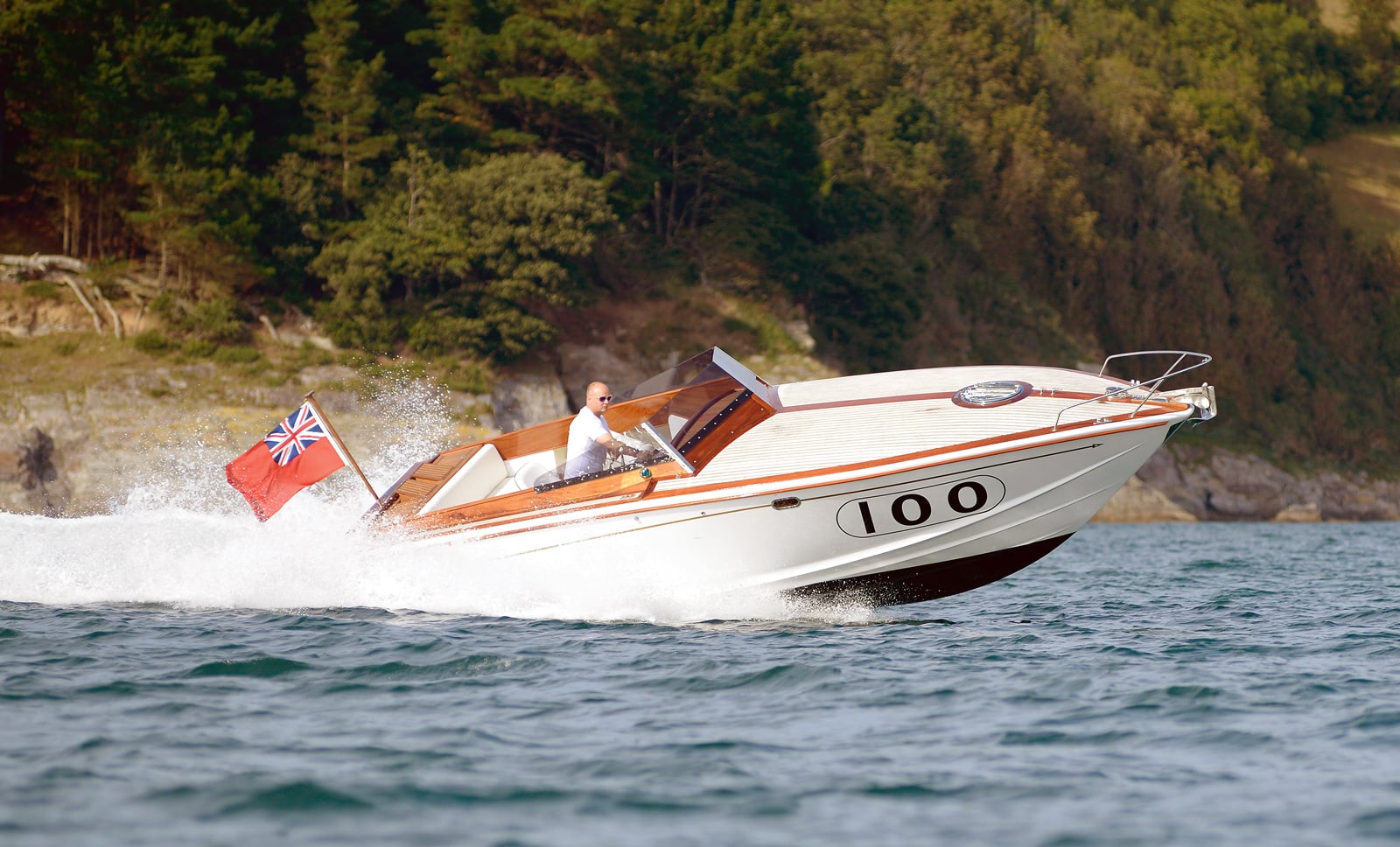 Raceboat on the water.