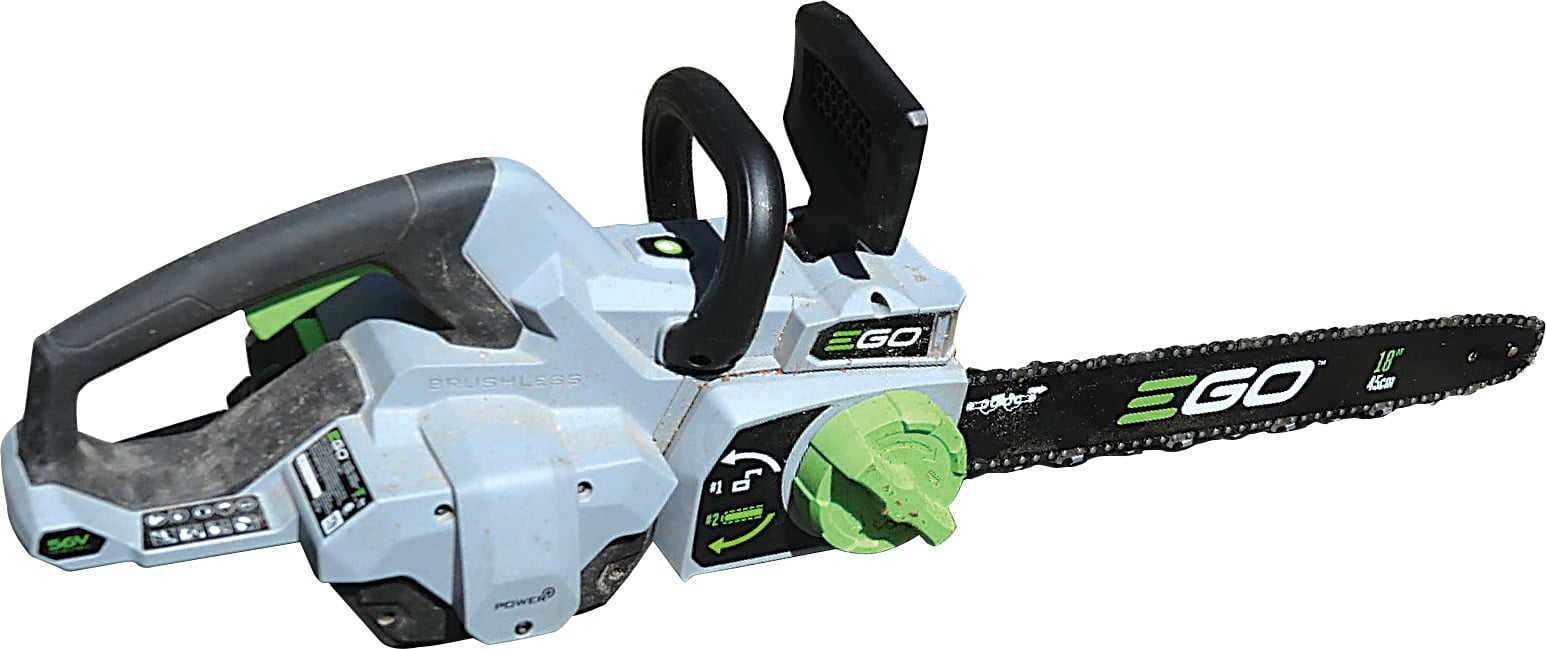 The EGO Power+ CS1804 18″ chainsaw.