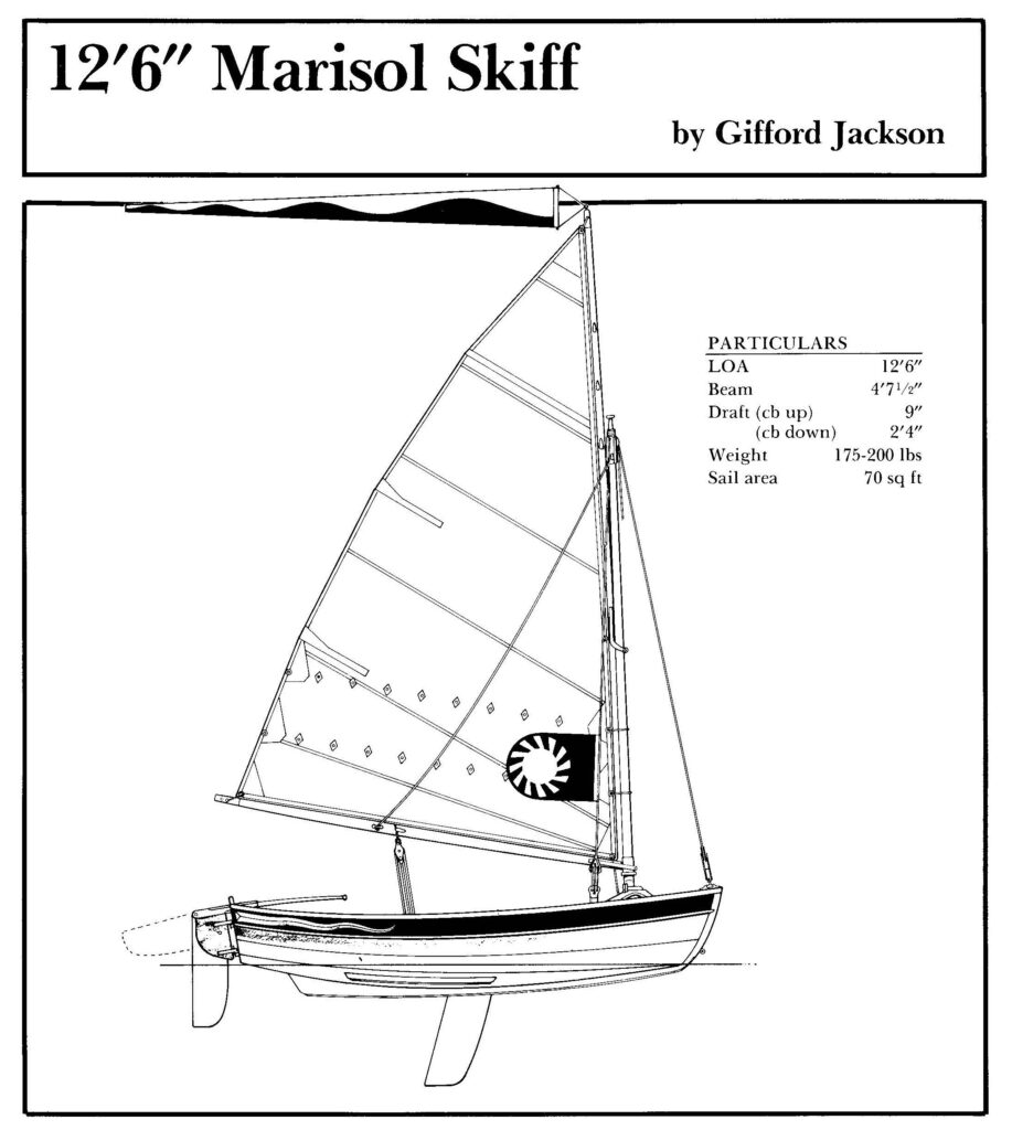 Marisol Skiff drawing and particulars.