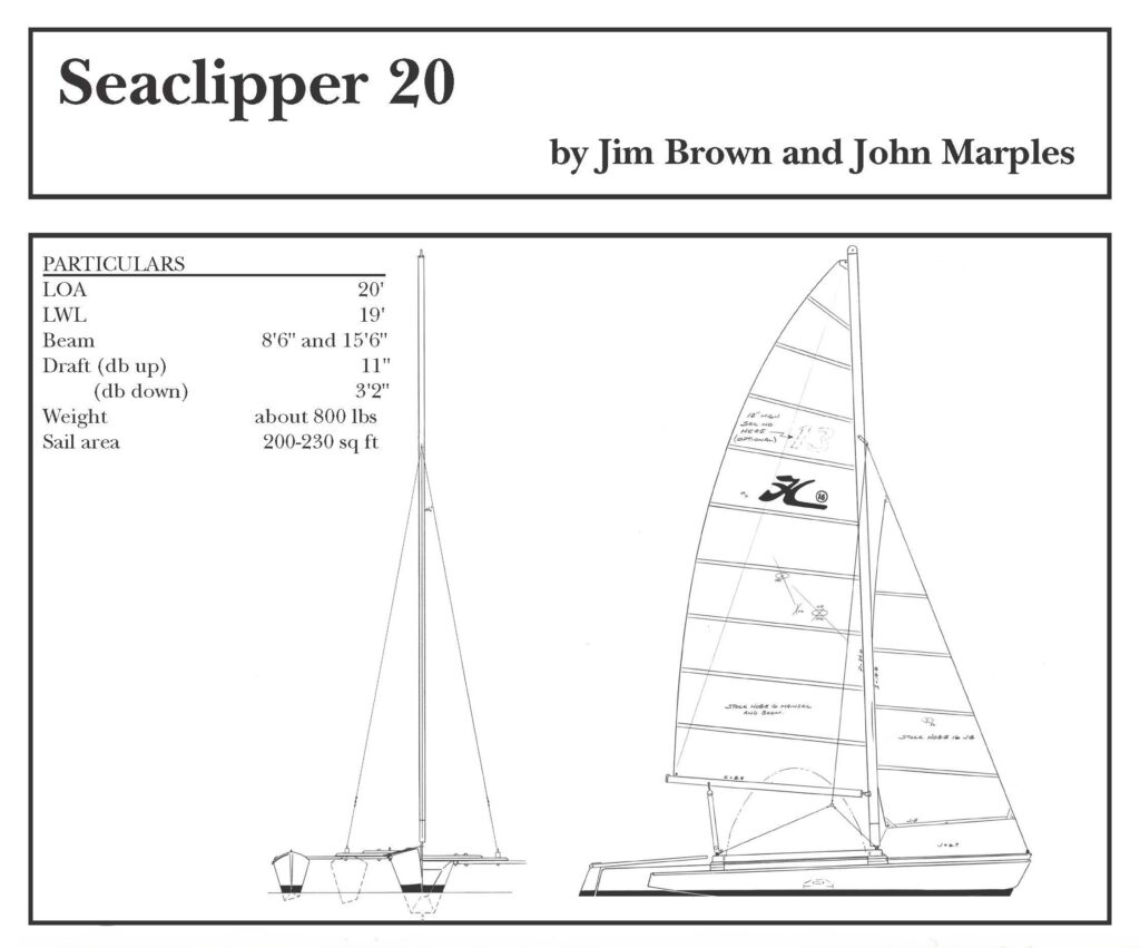 Seaclipper 20 boat drawing and particulars