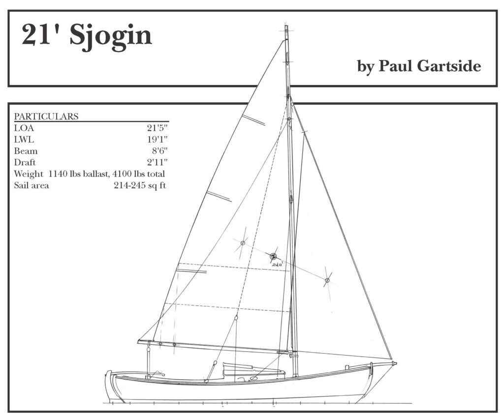Sjogin Daysailer drawing and details