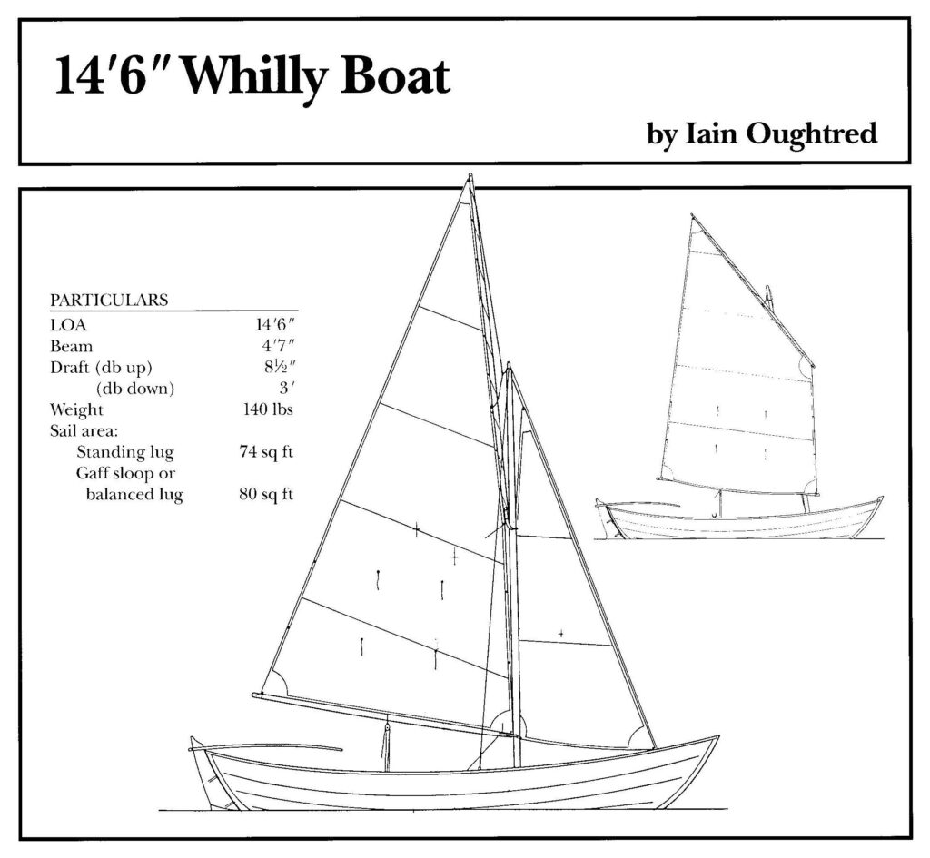 Whilly Boat drawing and particulars.