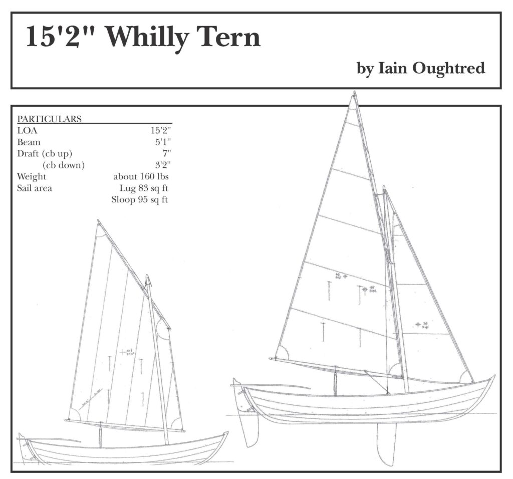 Whilly Tern sailboat drawing and particulars