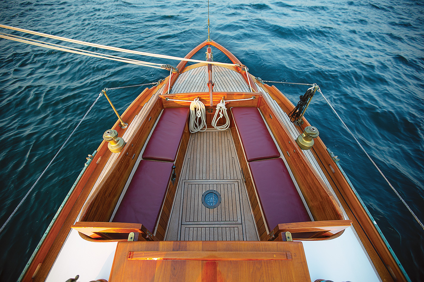 The comfortable cockpit.