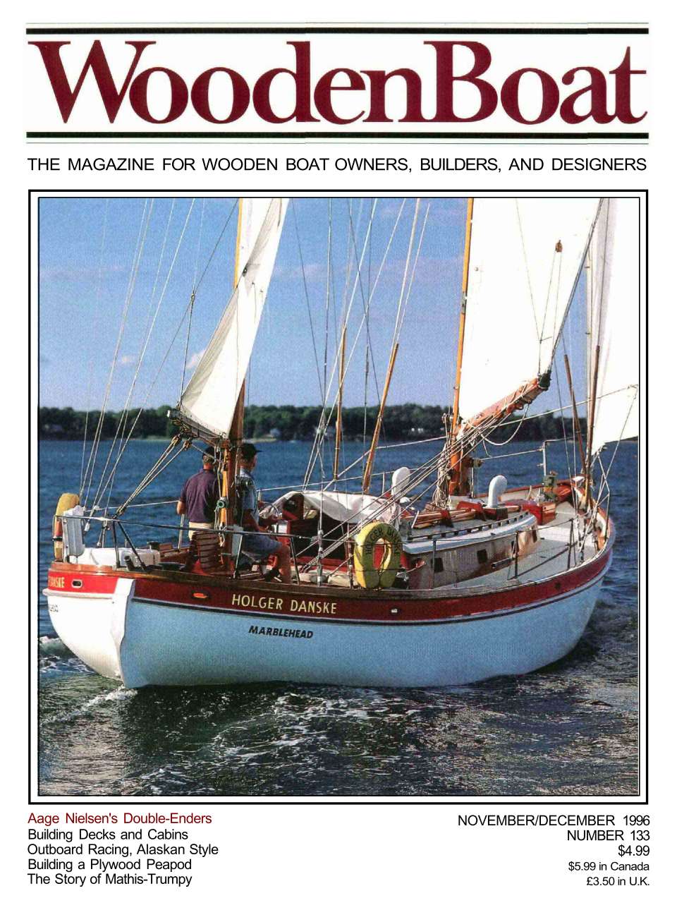 WoodenBoat November/December 1996 cover.
