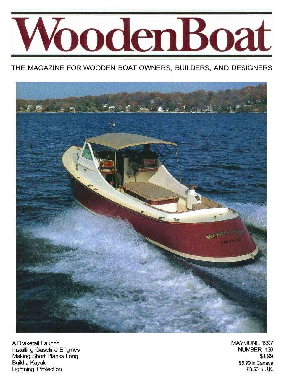 WoodenBoat May/June 1997 cover.