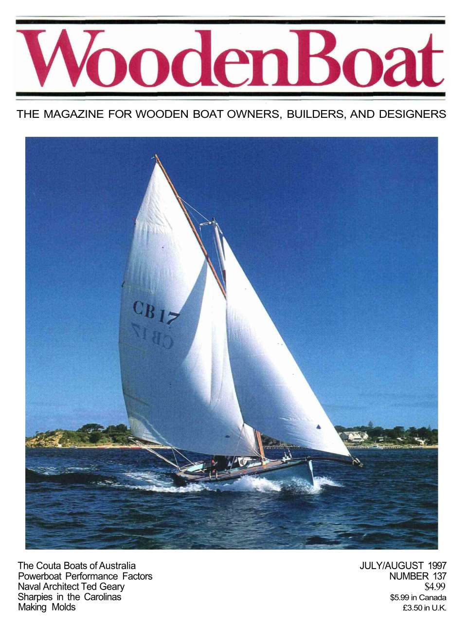 WoodenBoat July/August 1997 cover.