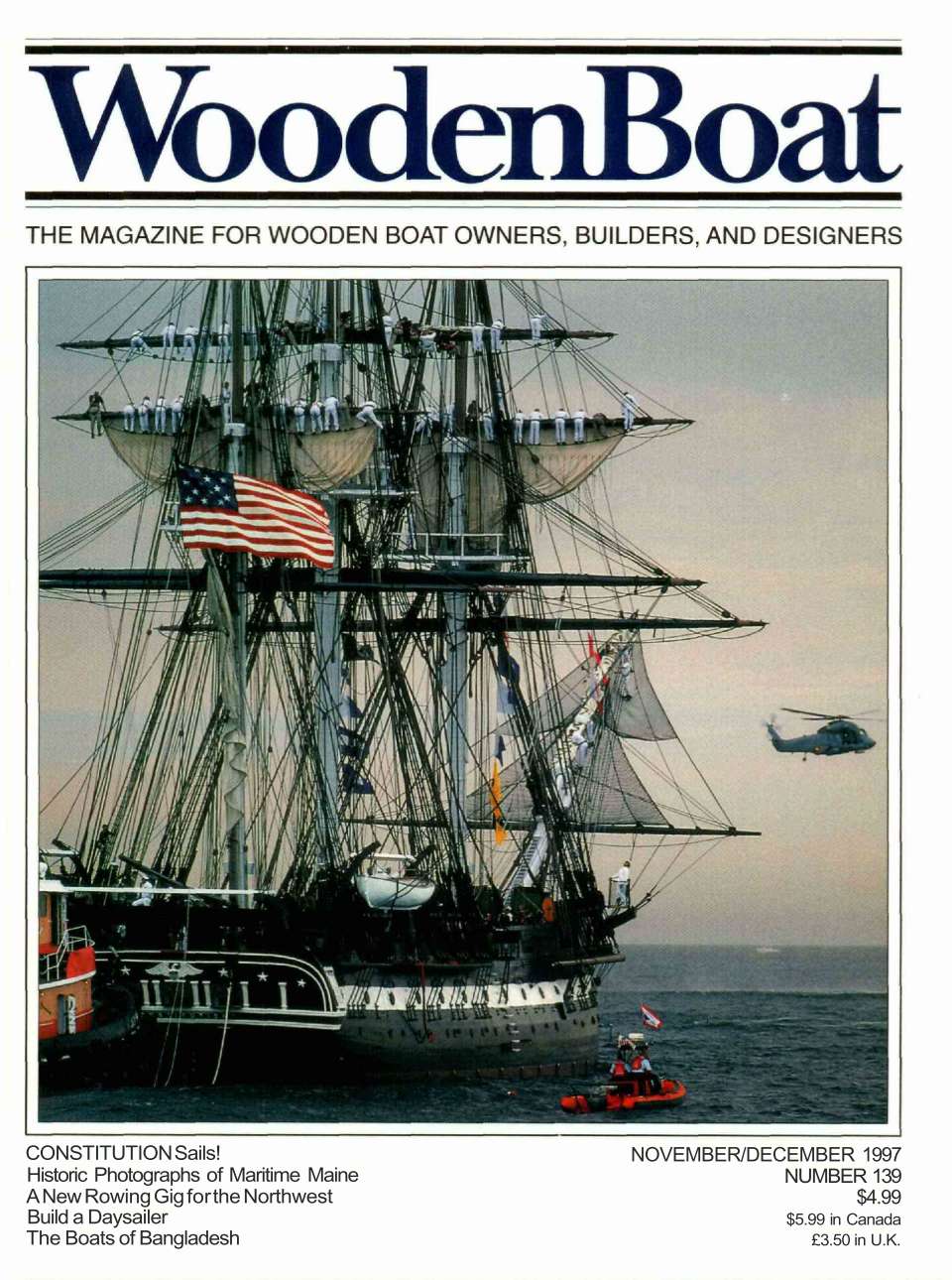 WoodenBoat November/December 1997 cover.