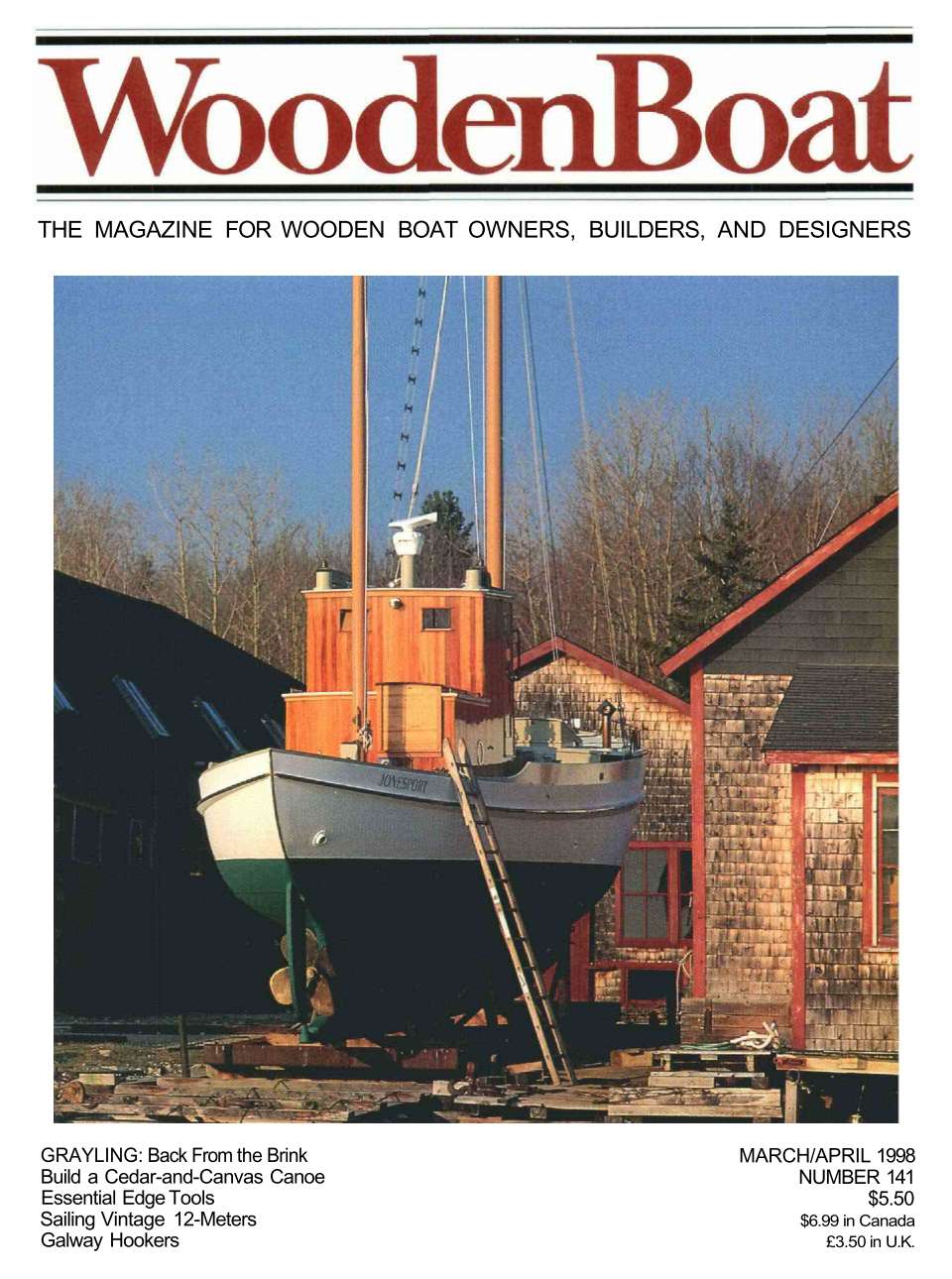 WoodenBoat March/April 1998 cover.