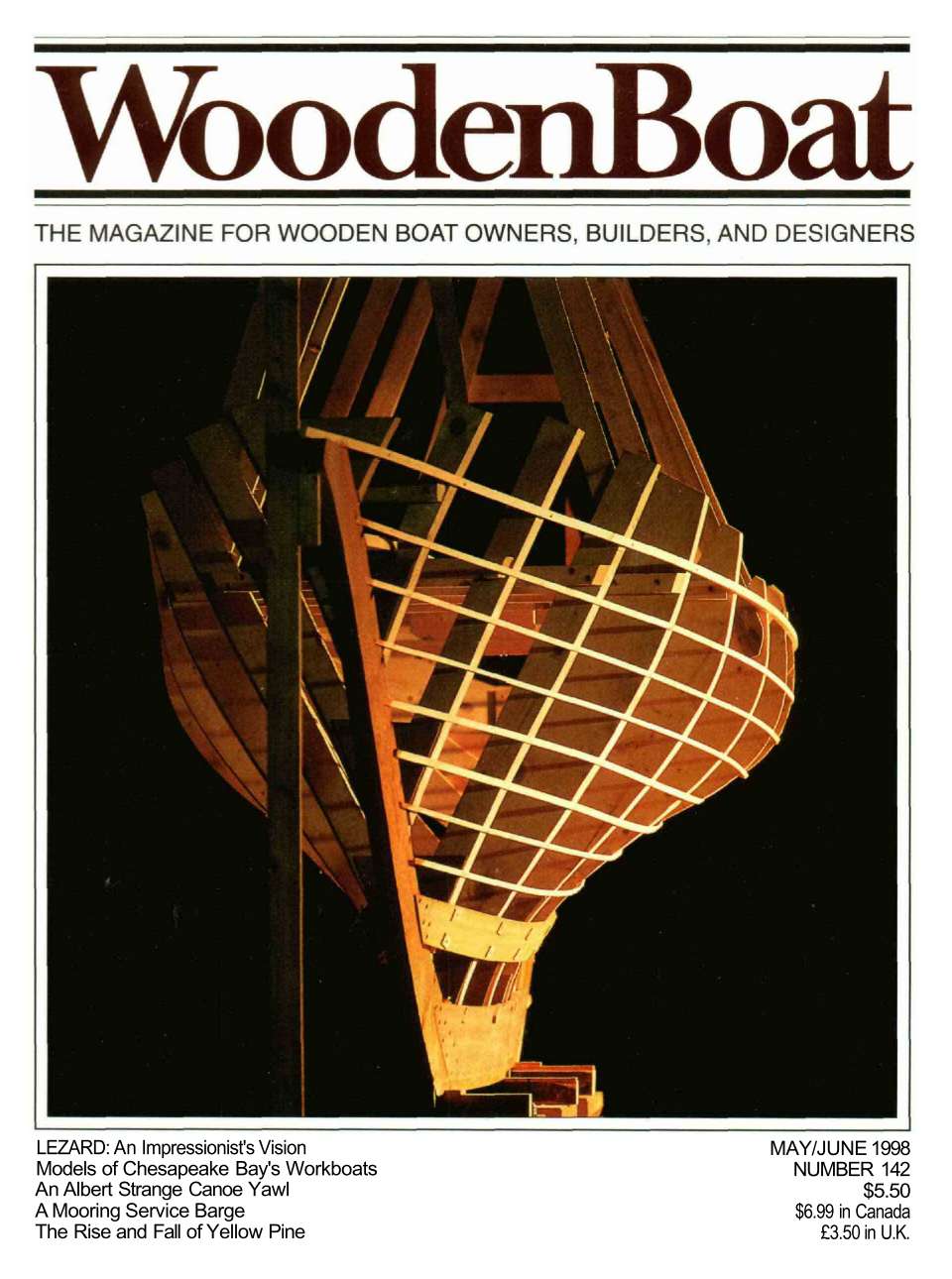 WoodenBoat May/June 1998 cover.