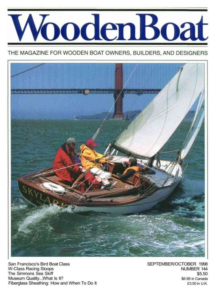 WoodenBoat September/October 1998 cover.