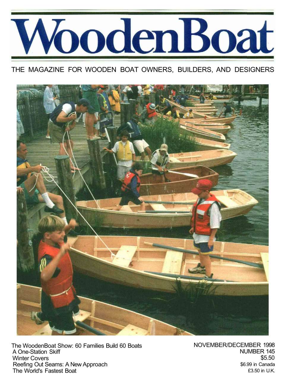 WoodenBoat November/December 1998 cover.