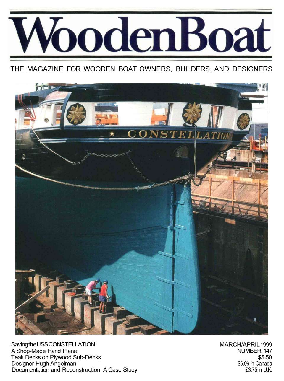 WoodenBoat March/April 1999 cover.