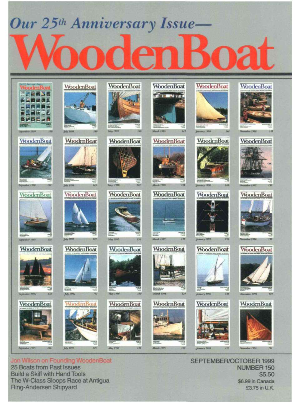 WoodenBoat September/October 1999 cover.