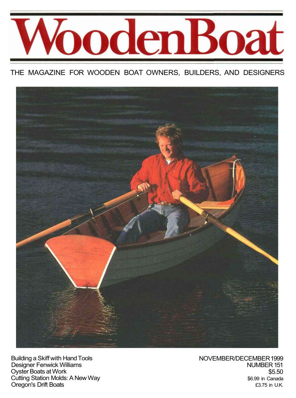 WoodenBoat November/December 1999 cover.