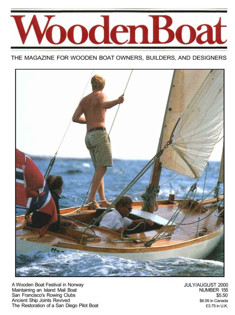 WoodenBoat July/August 2000 cover.