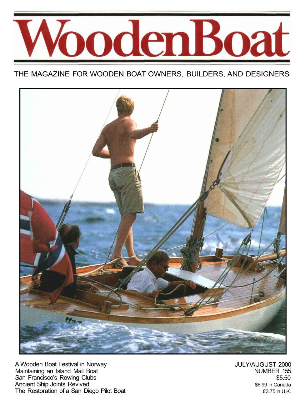 WoodenBoat July/August 2000 cover.