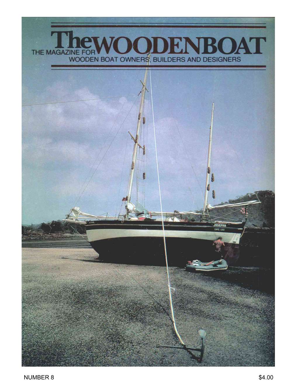 WoodenBoat January/February 1976 issue cover.