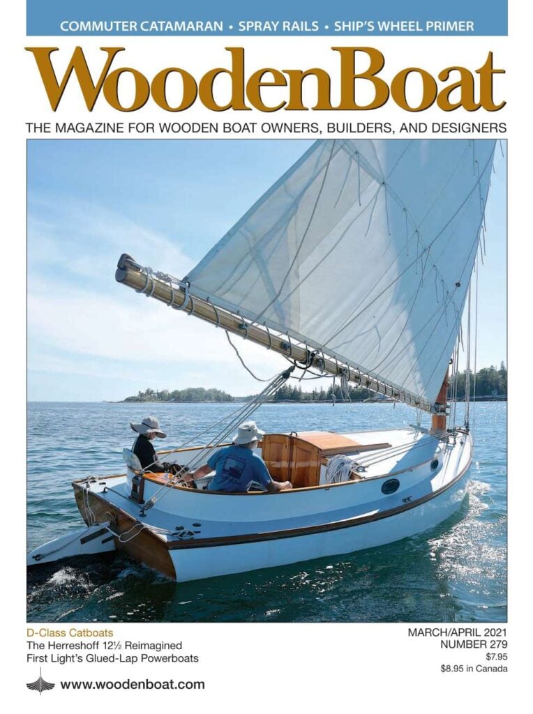 WoodenBoat March/April 2021 issue cover.