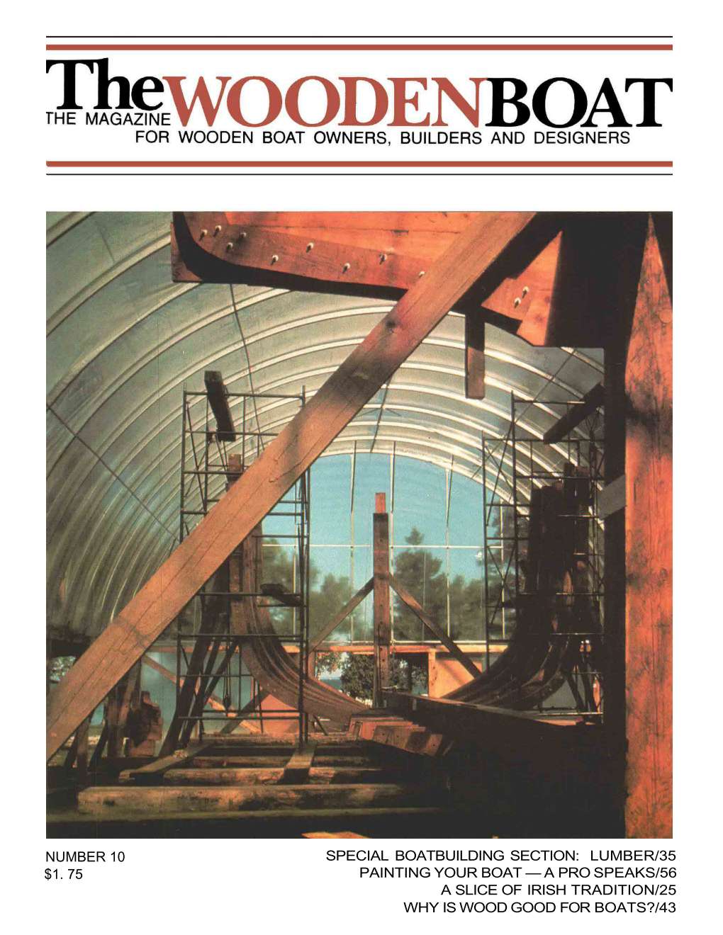 WoodenBoat issue No. 10 cover