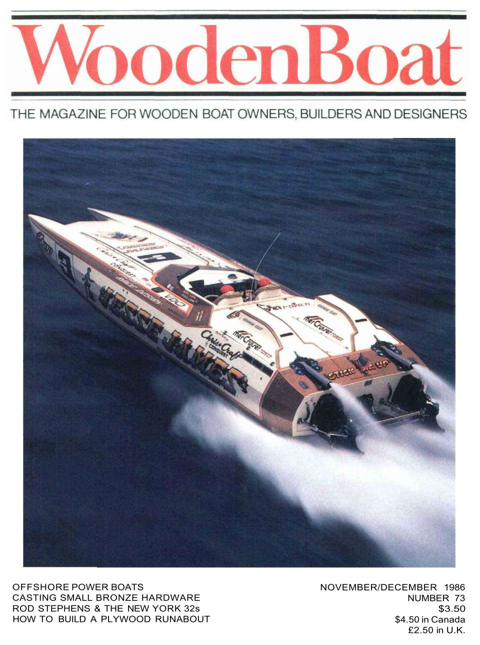 WoodenBoat No. 73 cover