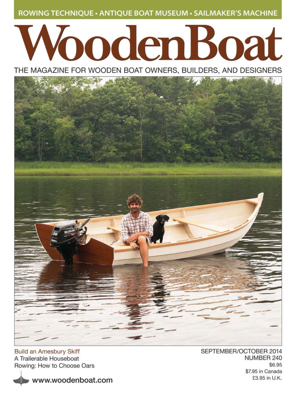 WoodenBoat September/October 2014 issue cover.