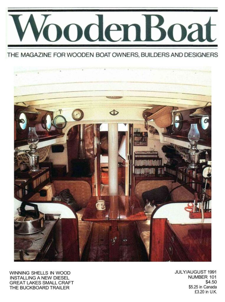 WoodenBoat July/August 1991 cover.
