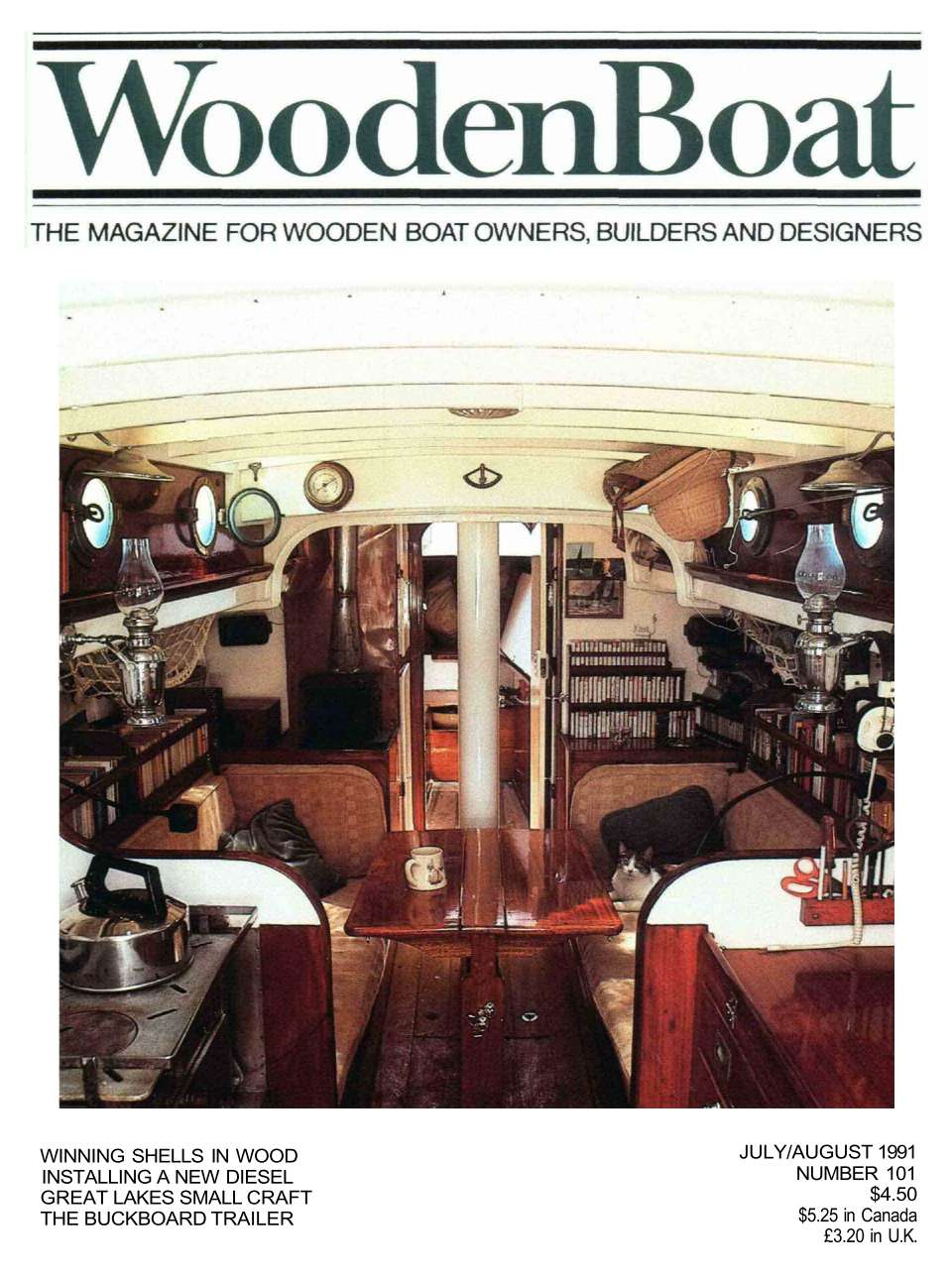 WoodenBoat July/August 1991 cover.