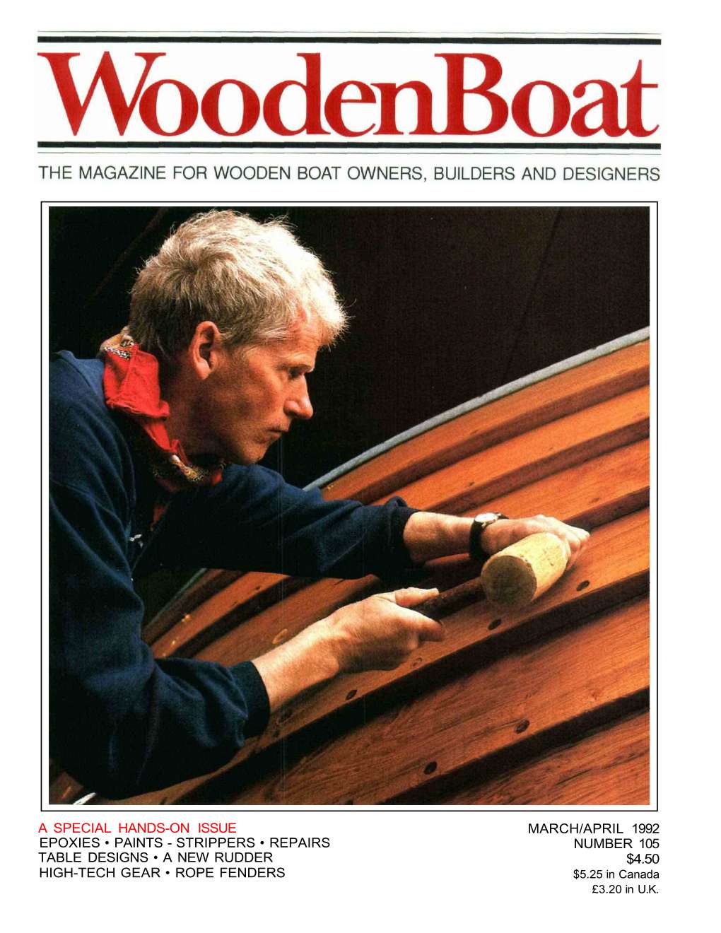 WoodenBoat March/April 1992 cover.