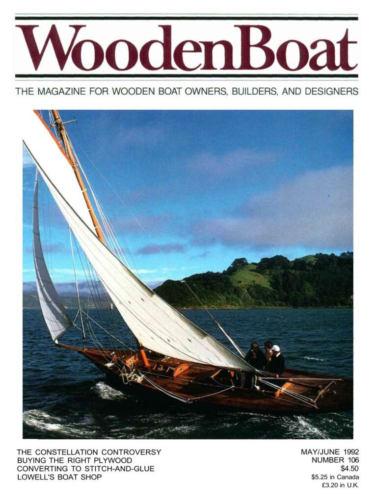WoodenBoat May/June 1992 cover.