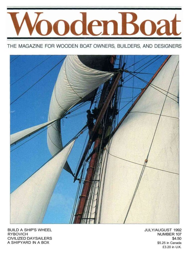 WoodenBoat July/August 1992 cover.