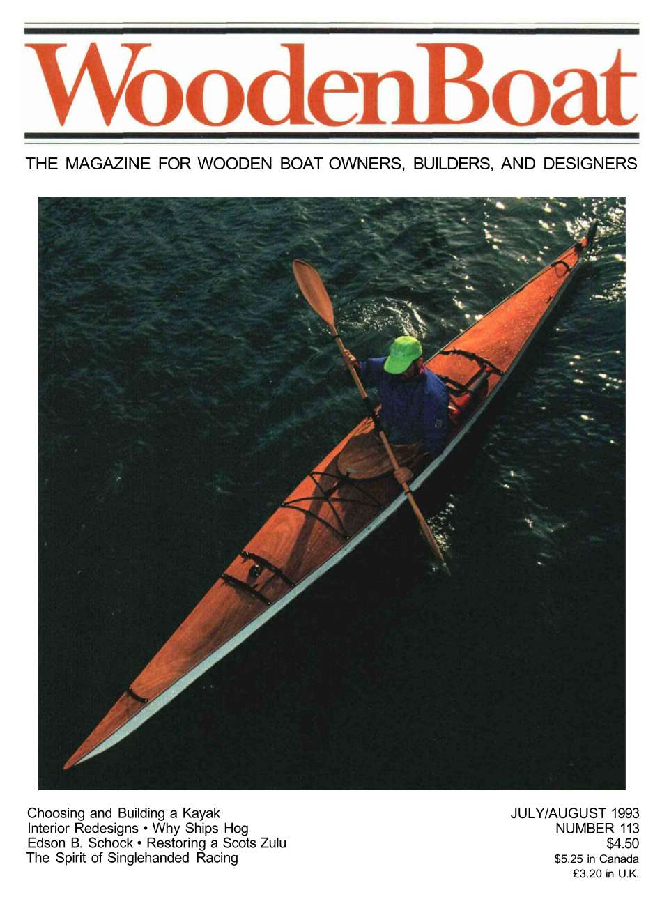 WoodenBoat July/August 1993 cover.