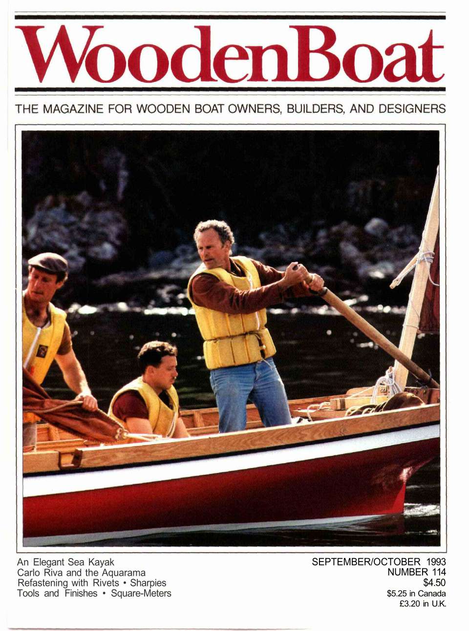 WoodenBoat September/October 1993 cover.