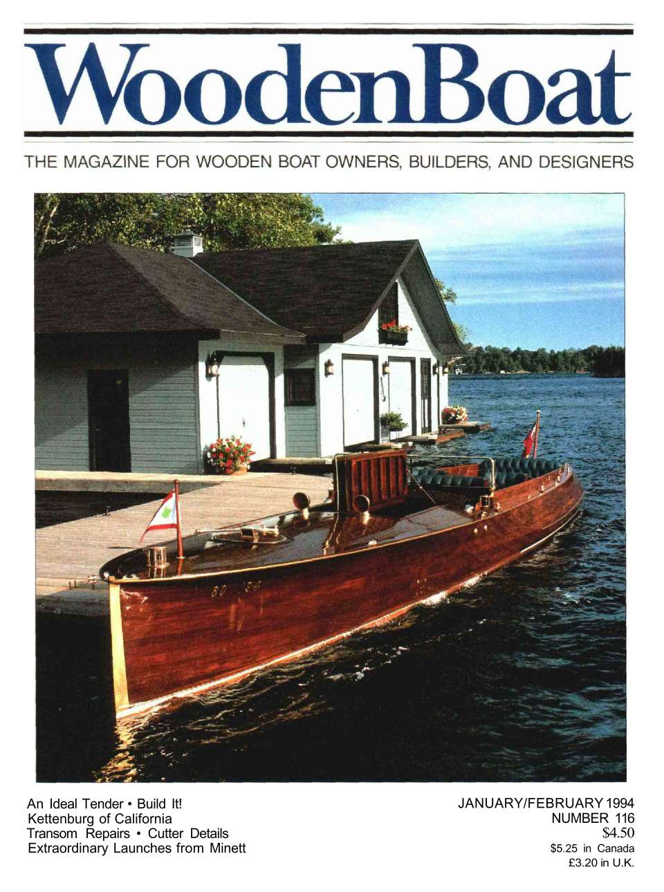 WoodenBoat January/February 1994 cover.