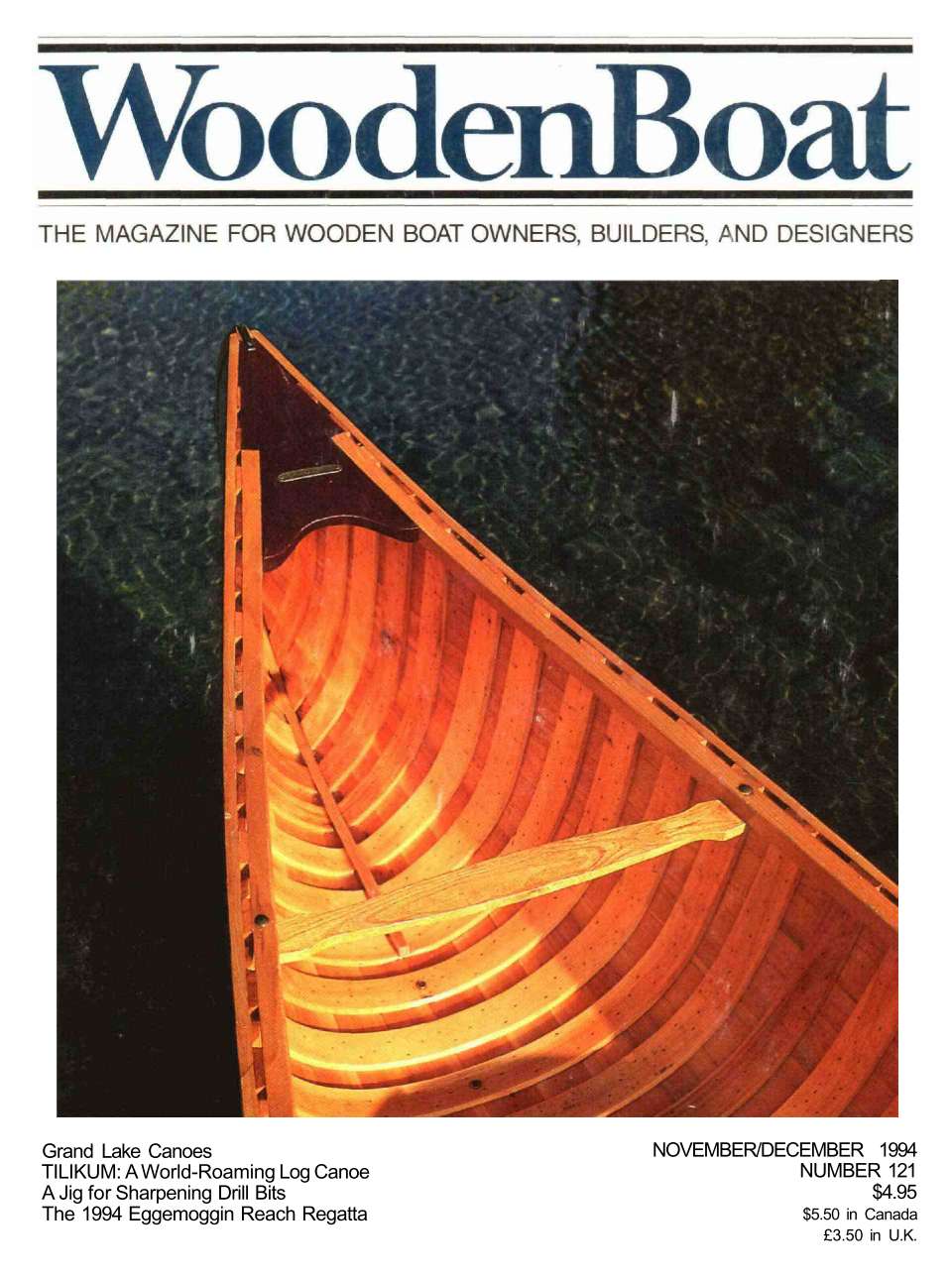 WoodenBoat November/December 1994 cover.