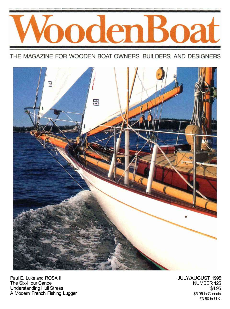 WoodenBoat July/August 1995 cover.