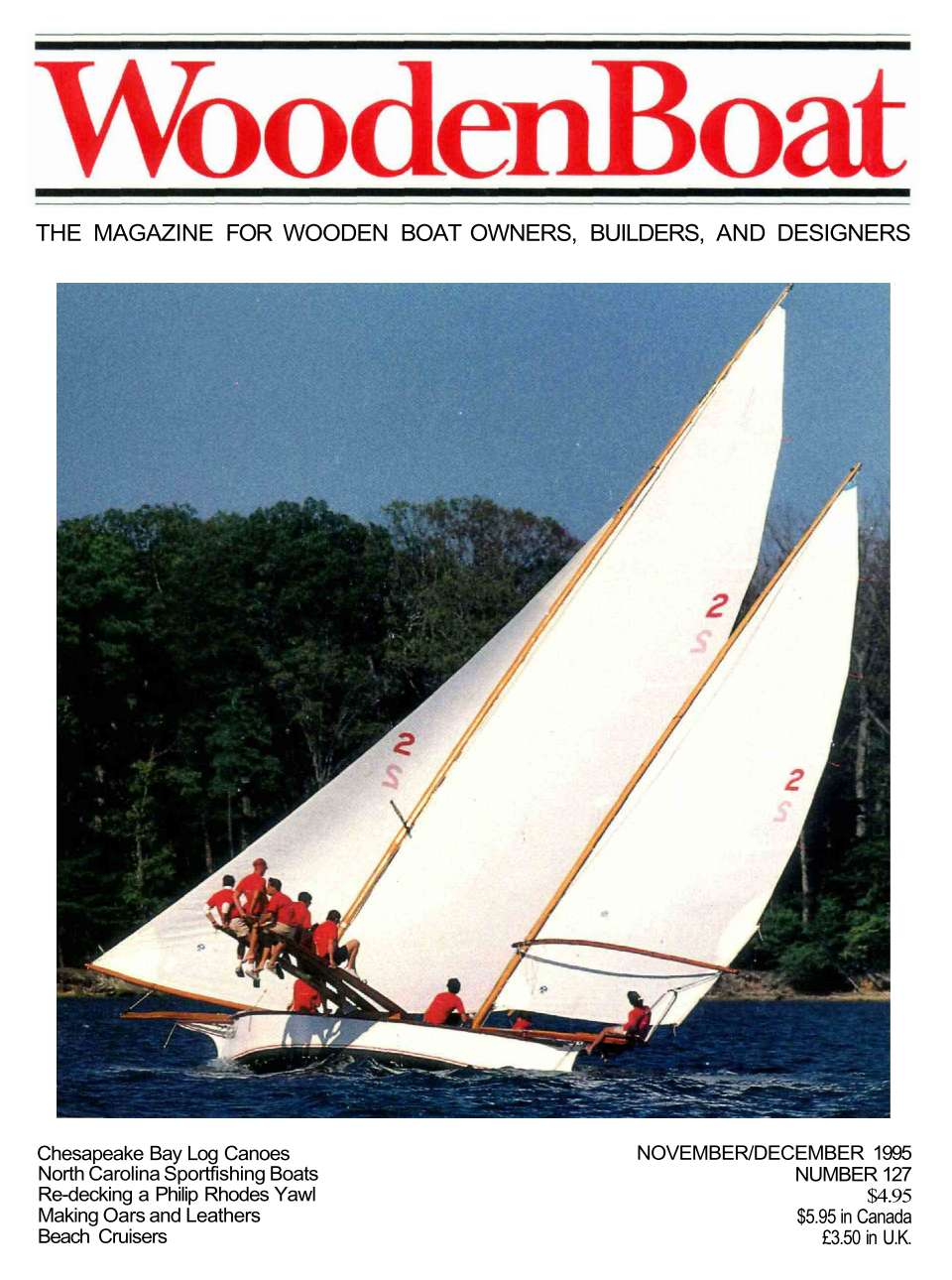 WoodenBoat November/December 1995 cover.