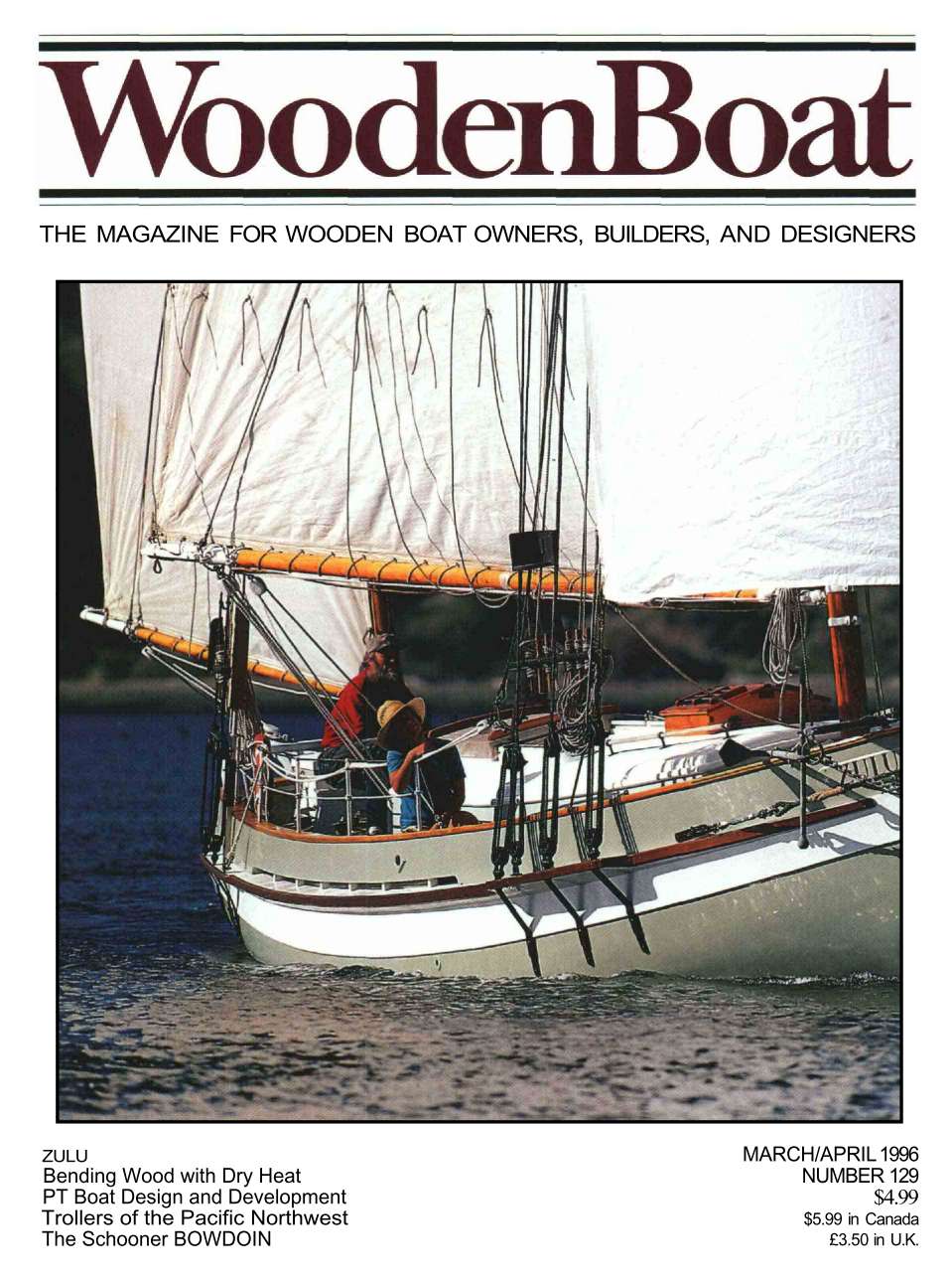 WoodenBoat March/April 1996 cover.