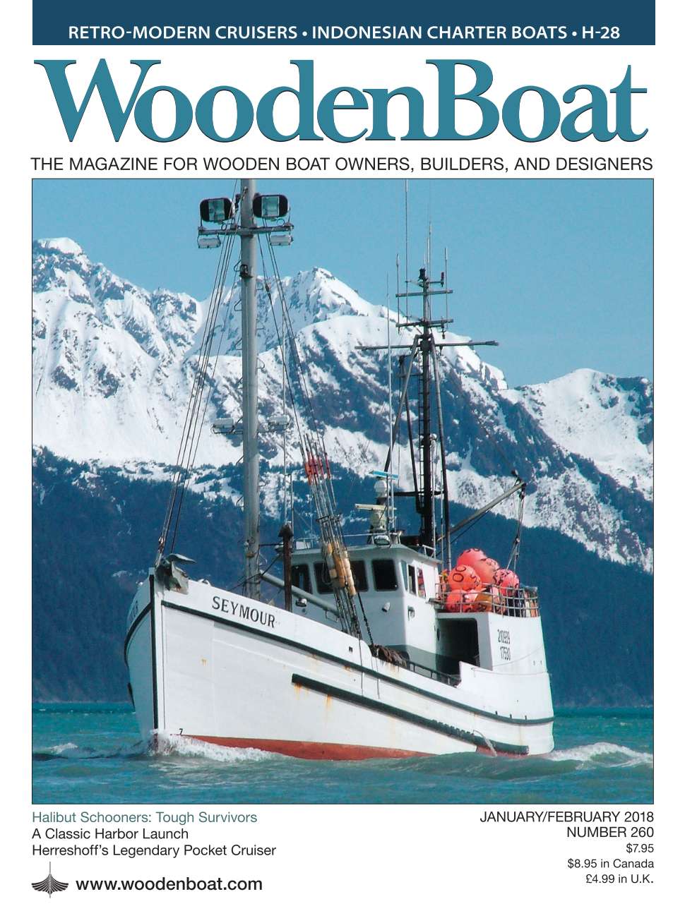 WoodenBoat January/February 2018 issue cover.