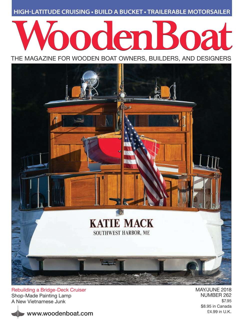 WoodenBoat May/June 2018 issue cover.