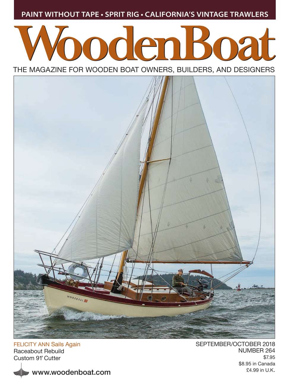 WoodenBoat September/October 2018 issue cover.