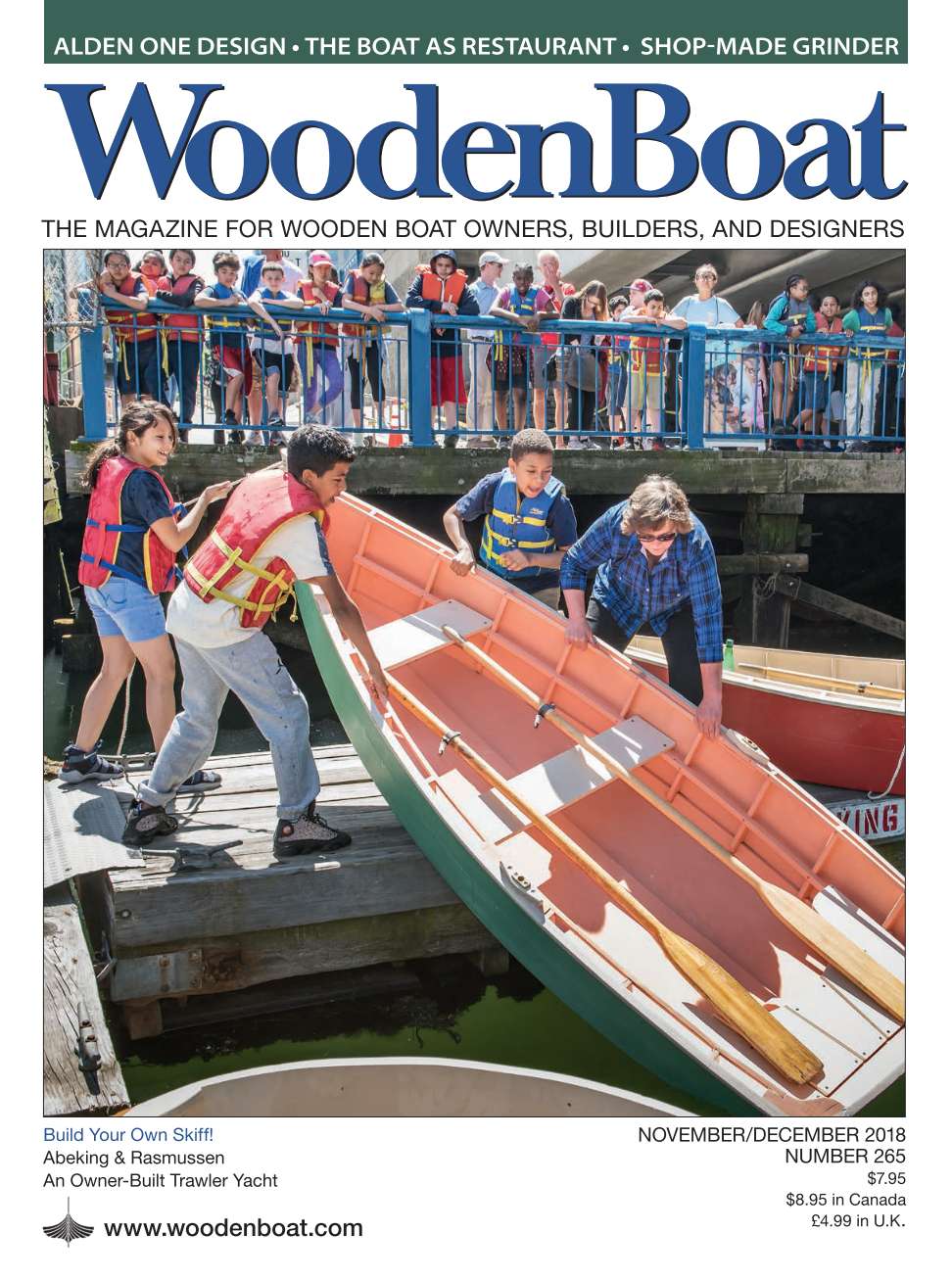 WoodenBoat November/December 2018 issue cover.