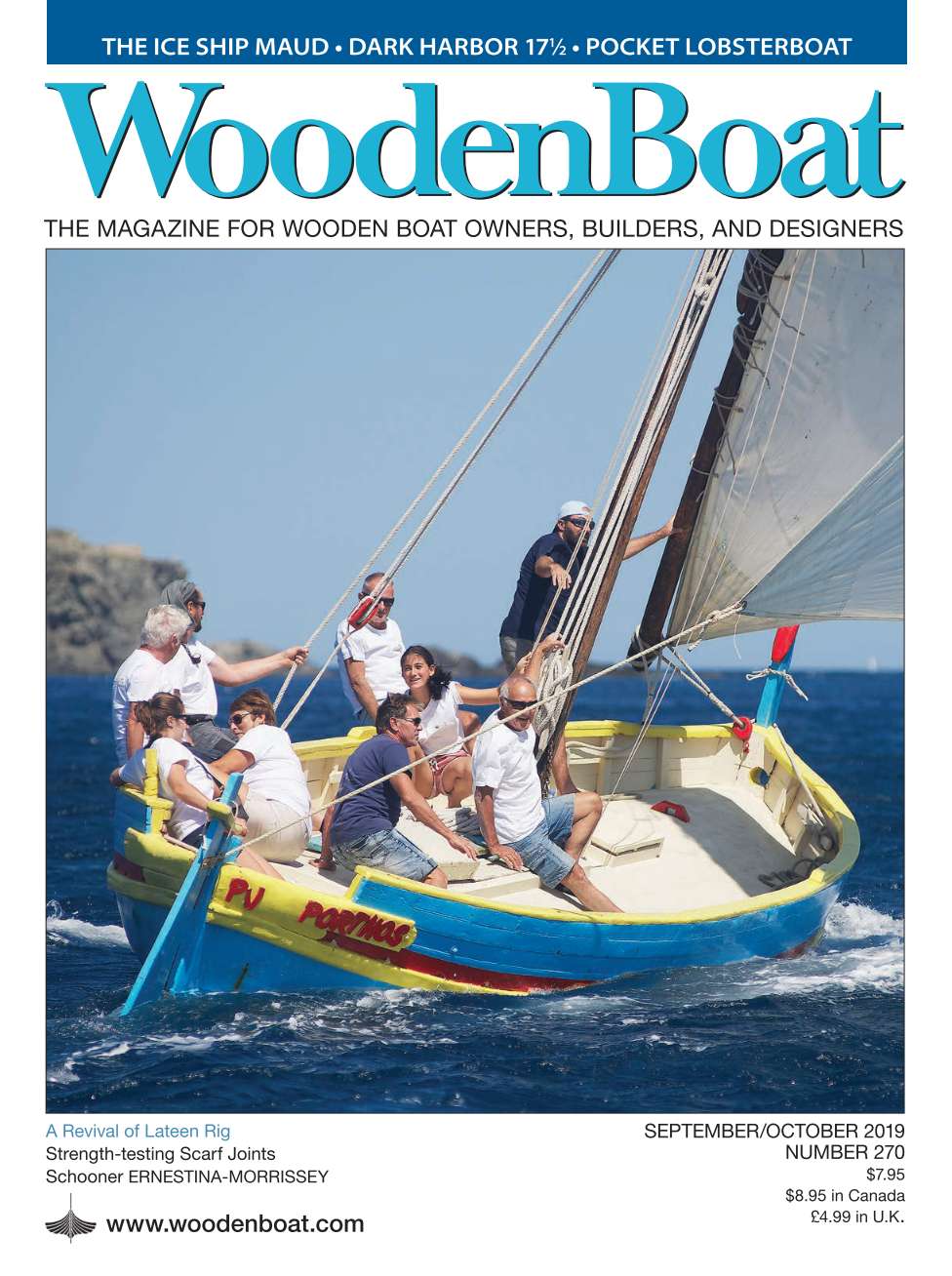 WoodenBoat September/October 2019 issue cover.
