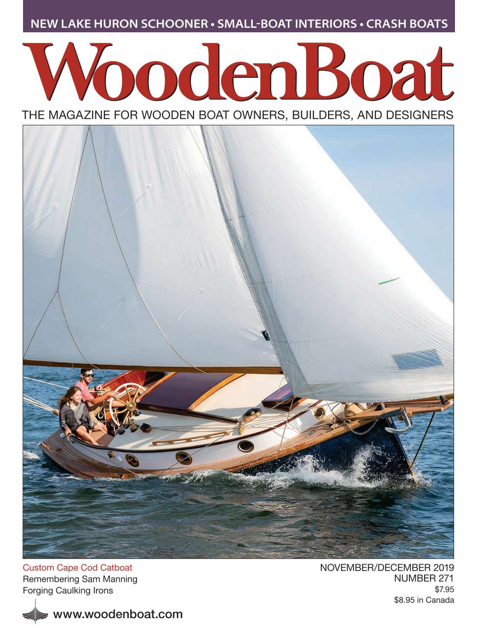 WoodenBoat November/December 2019 issue cover.
