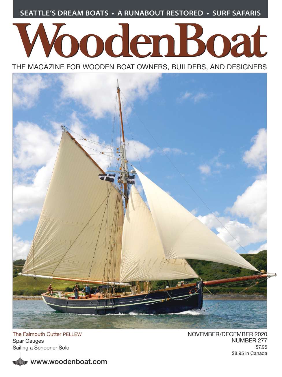 WoodenBoat November/December 2020 issue cover.
