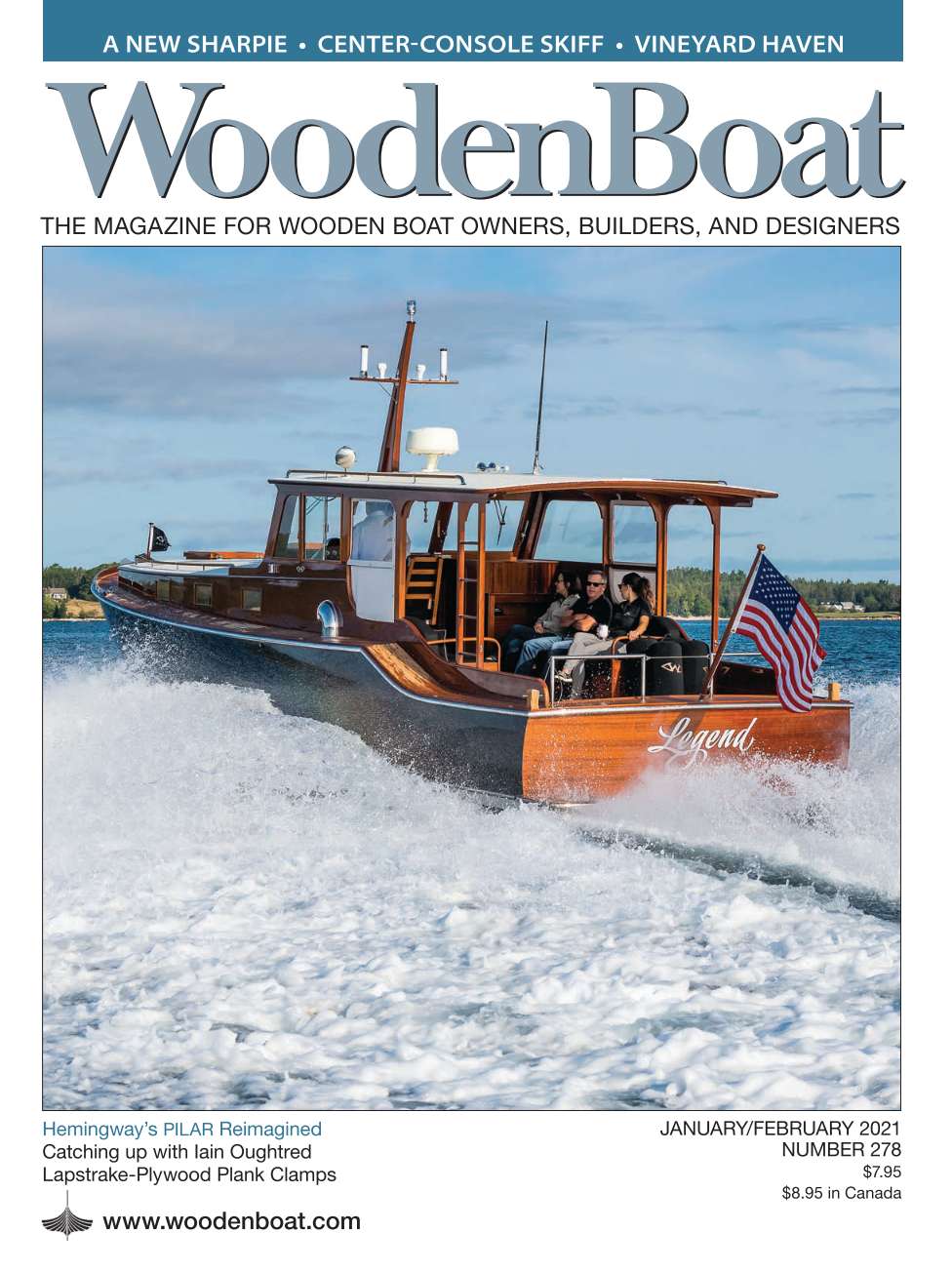 WoodenBoat January/February 2021 issue cover.