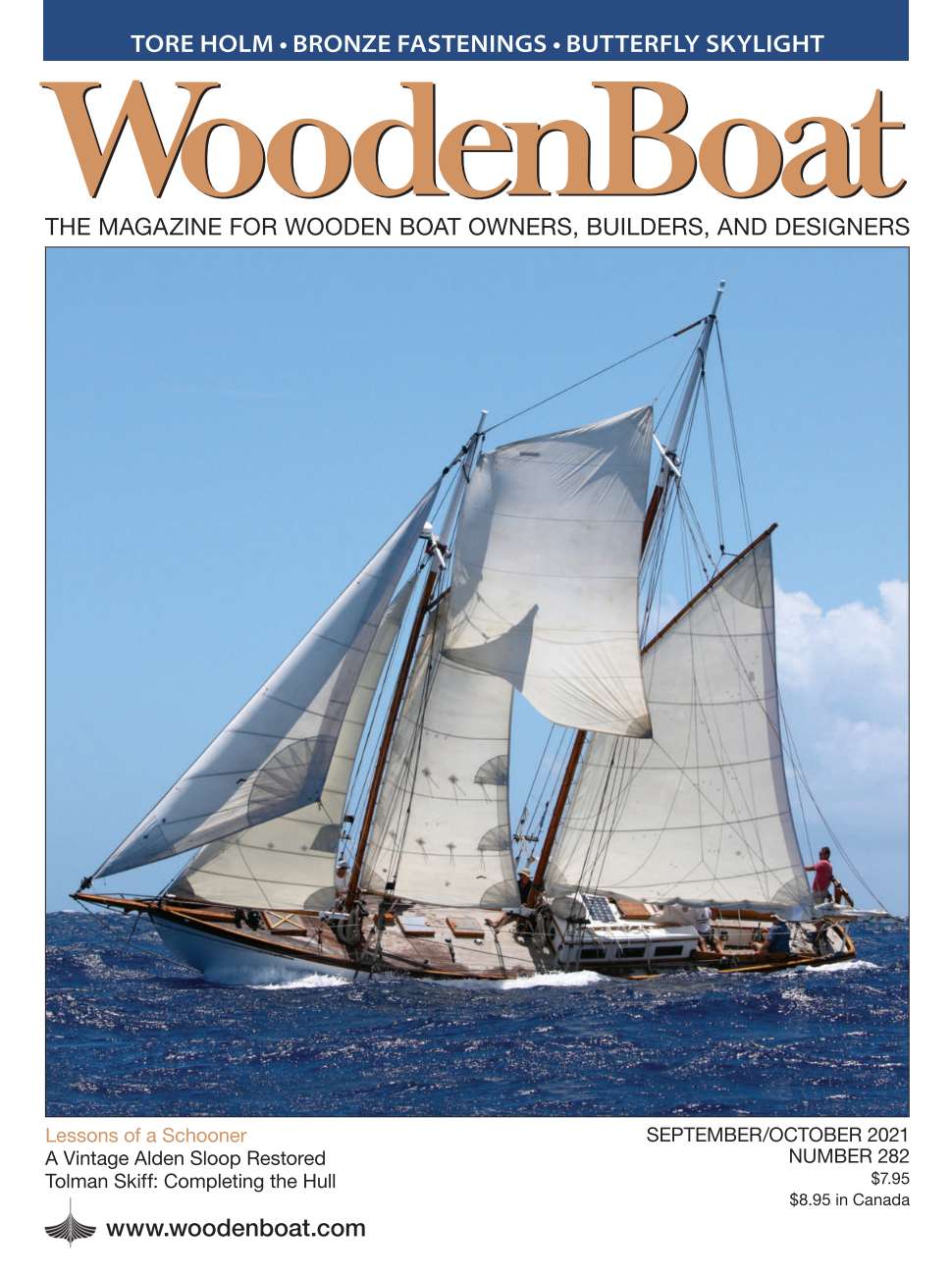 WoodenBoat September/October 2021 issue cover.