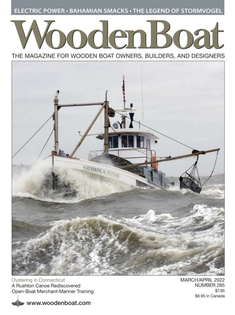 WoodenBoat March/April 2022 issue cover.