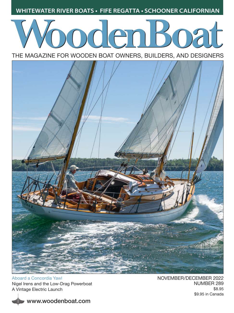 WoodenBoat November/December 2022 issue cover.