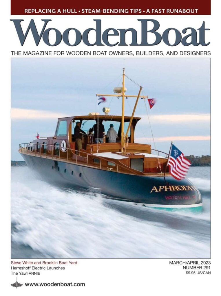 WoodenBoat March/April 2023 issue cover.